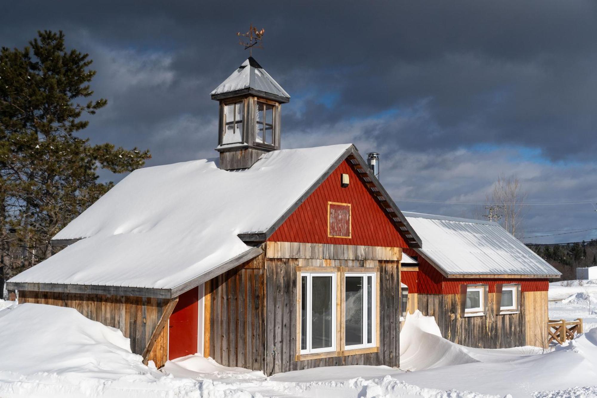 Le Baluchon Eco-Villegiature Saint-Paulin Buitenkant foto