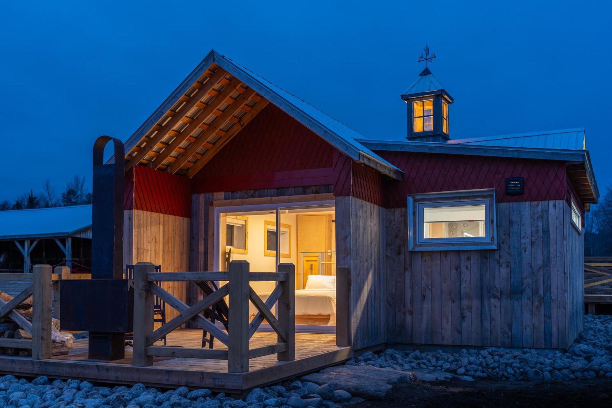Le Baluchon Eco-Villegiature Saint-Paulin Buitenkant foto
