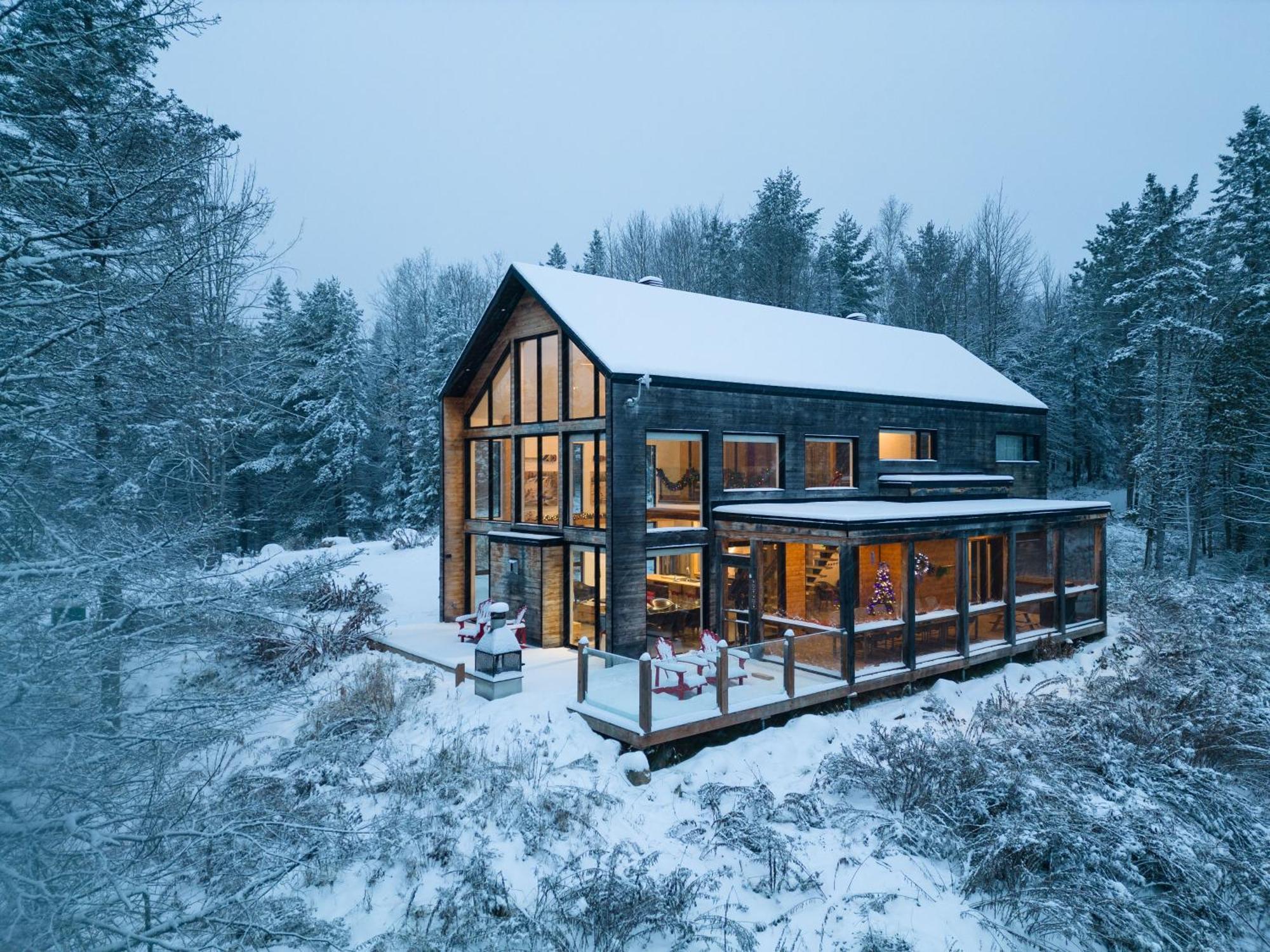 Le Baluchon Eco-Villegiature Saint-Paulin Buitenkant foto