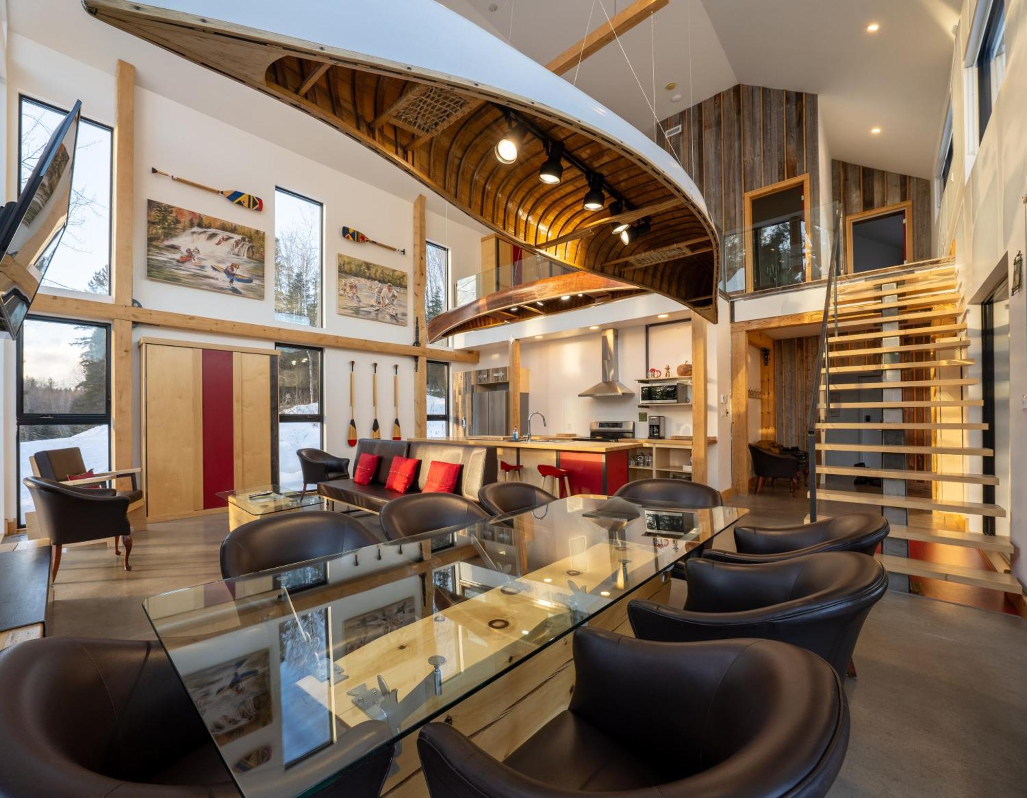 Le Baluchon Eco-Villegiature Saint-Paulin Buitenkant foto